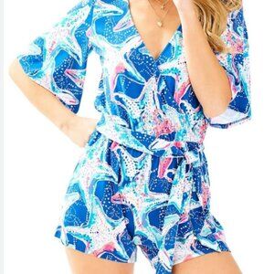 Lilly Pulitzer Madilyn Romper in Starfish
